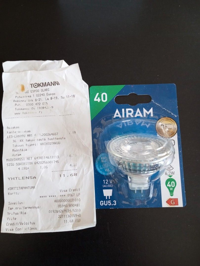 GU 5.3 Airam LED 40w