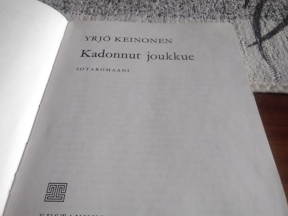 Yrjö Keinonen : Kadonnut joukkue