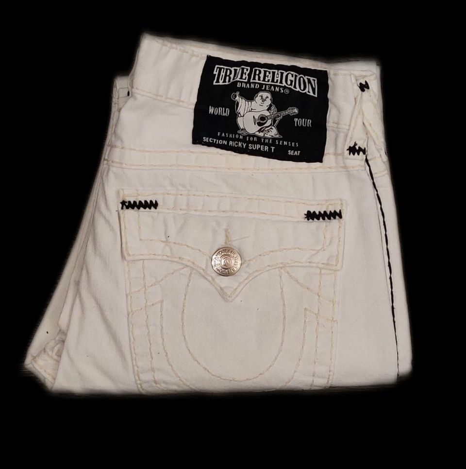 True religion ricky super t valkoiset farkut