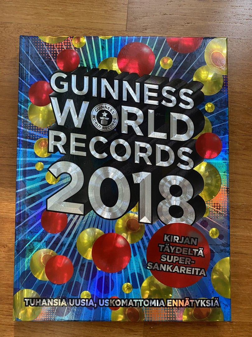 Guiness world records- kirja 2018