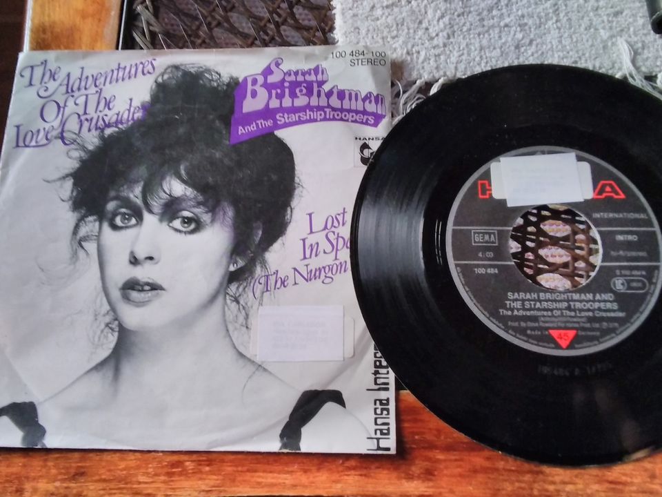 Sarah Brightman 7" The adventures of the love crusader