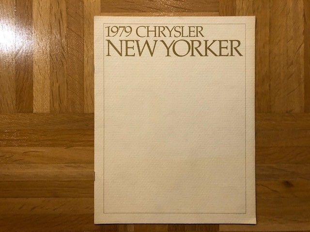 Esite Chrysler New Yorker 1979
