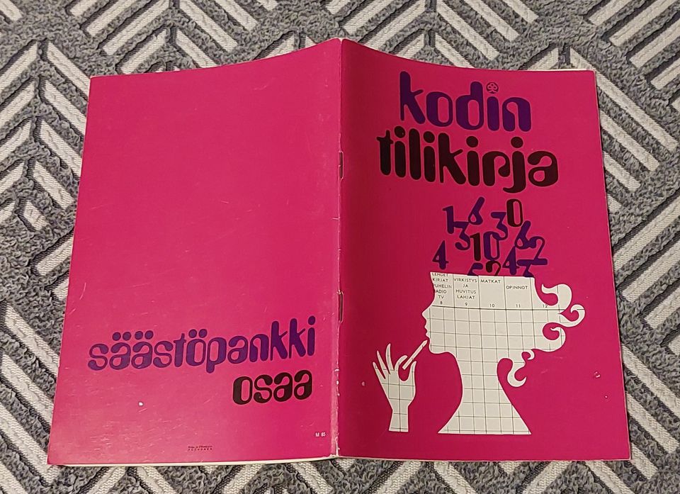 Wanha Kodin tilikirja 70-luvulta
