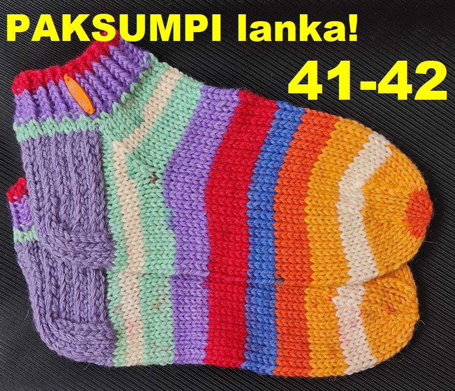 Paksummat villasukat/sukkaset, koko 41-42
