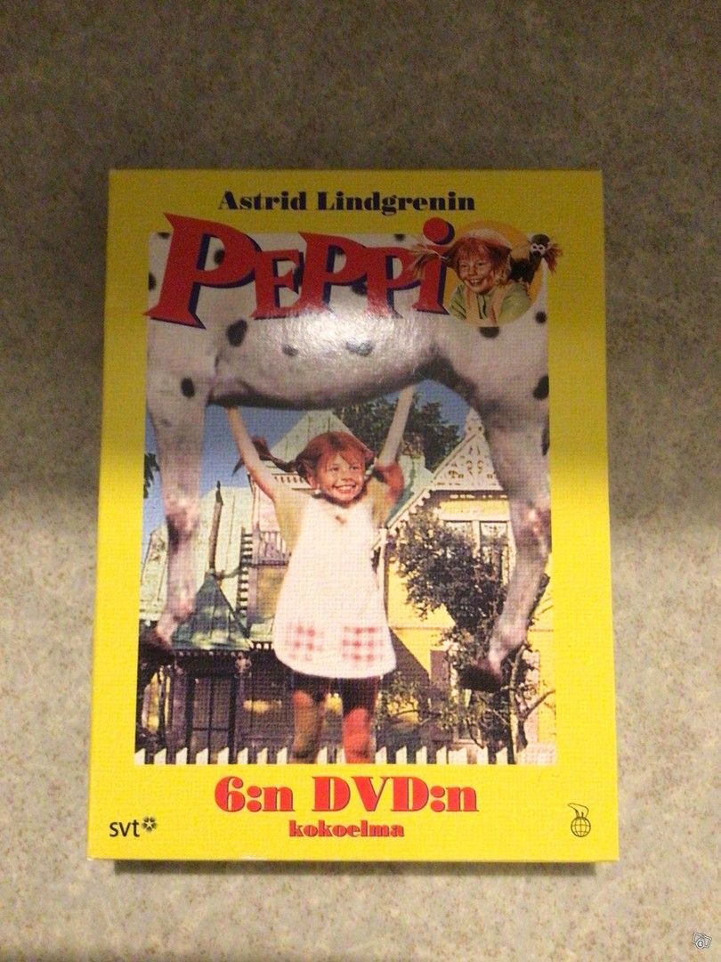 Peppi Pitkätossu 6 DVD:n kokoelma