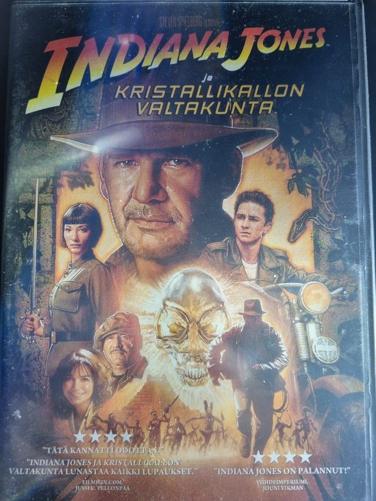 Indiana Jones/Kristallikallon valtakunta DVD