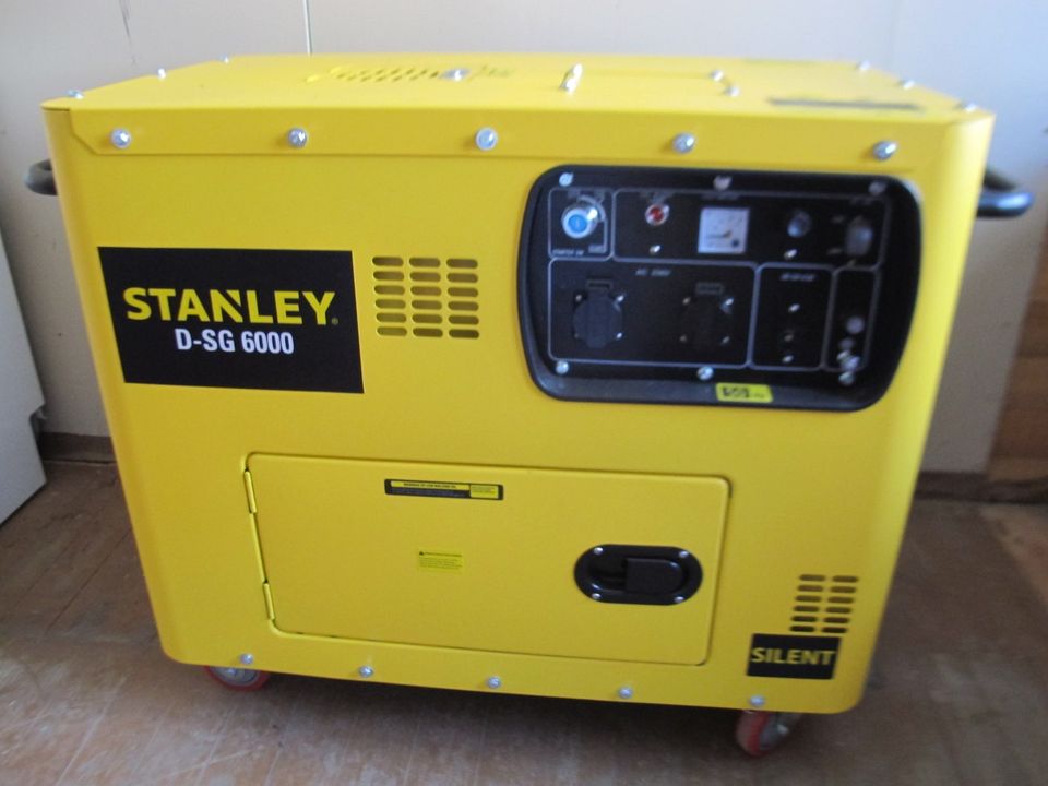 AGGREKAATTI Diesel Stanley D-SG 6000 2 x 230 V Jatkuva teho S1: 4,2kW