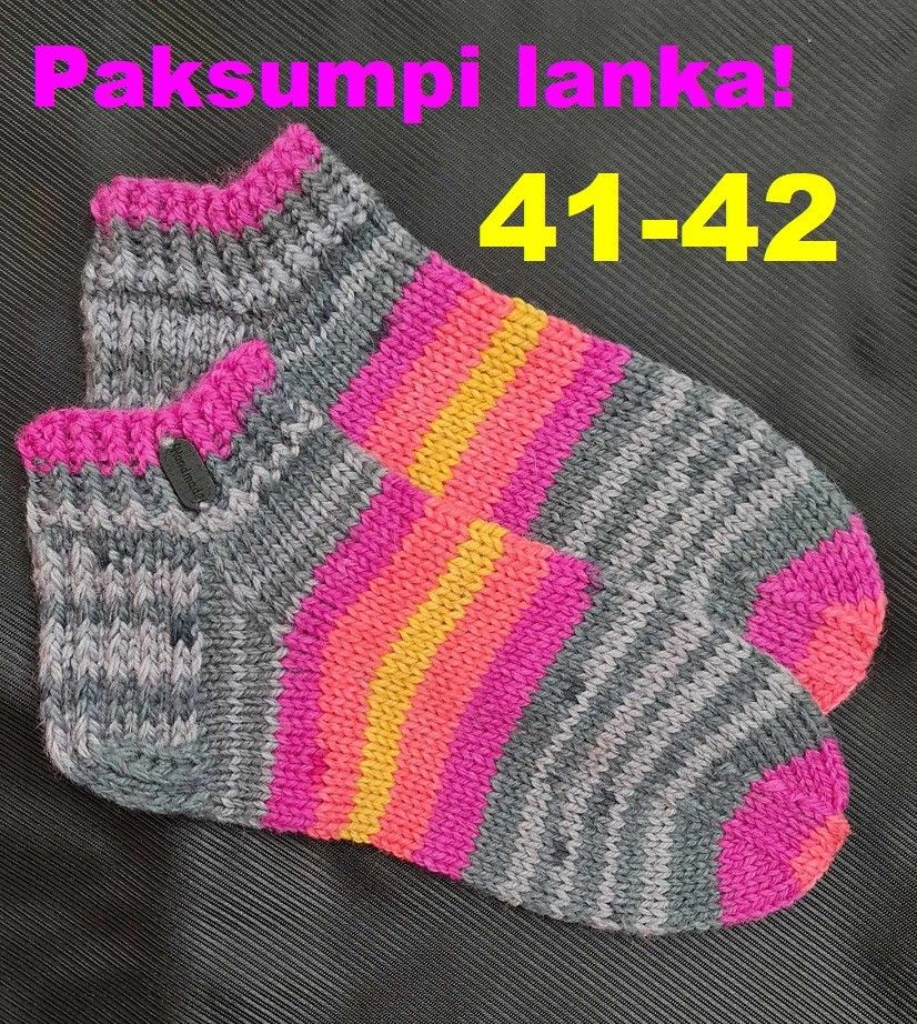 Paksummat villasukat/sukkaset, koko 41-42