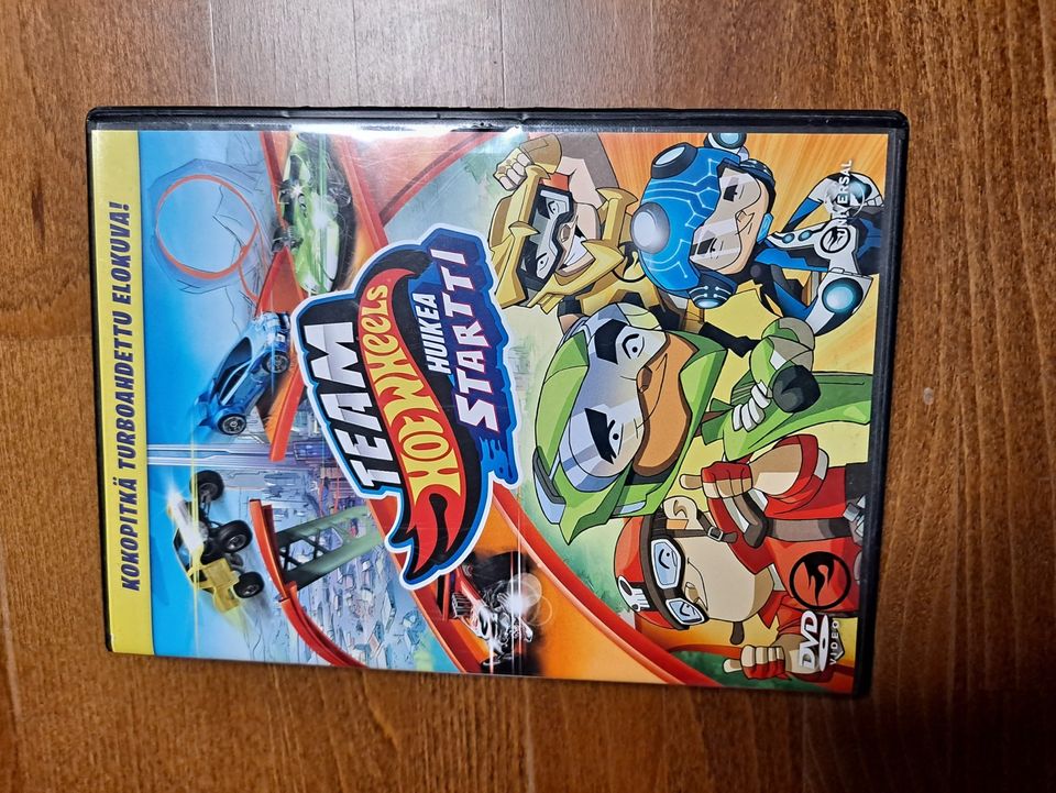 Hot wheels lasten elokuva DVD