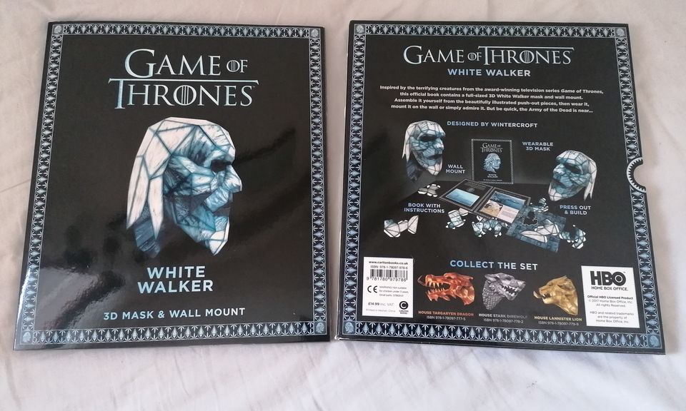 Game of thrones 3D White walker -mask