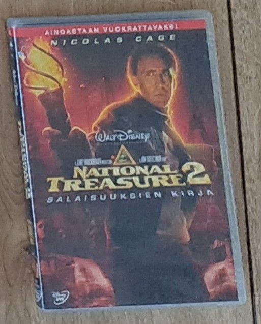National treasure 2 salaisuuksien kirja dvd