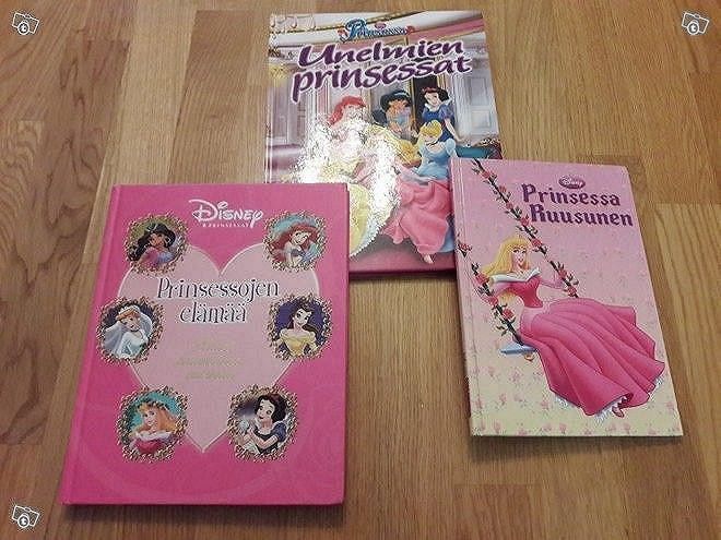 Prinsessa -kirjoja 3 kpl