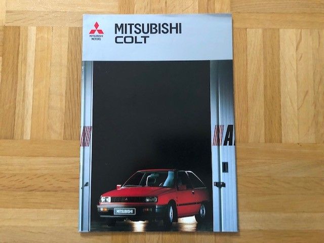 Esite Mitsubishi Colt 1987, myös Colt Turbo
