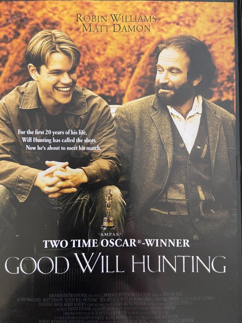 Good Will hunting- Matt Damon, Robin Williams