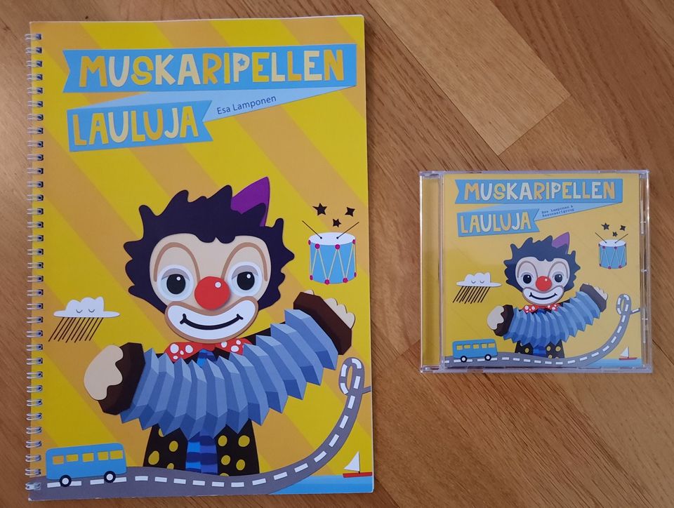 Muskaripellen lauluja -kirja + cd -levy
