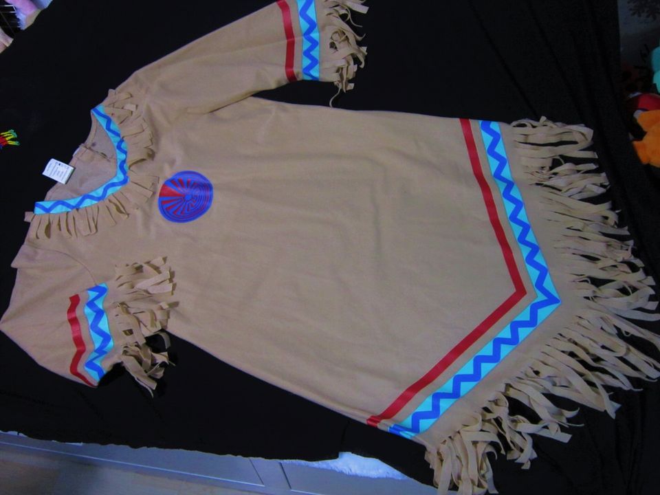 Inkkarimekko,Intiaanin mekko 120/130 cm