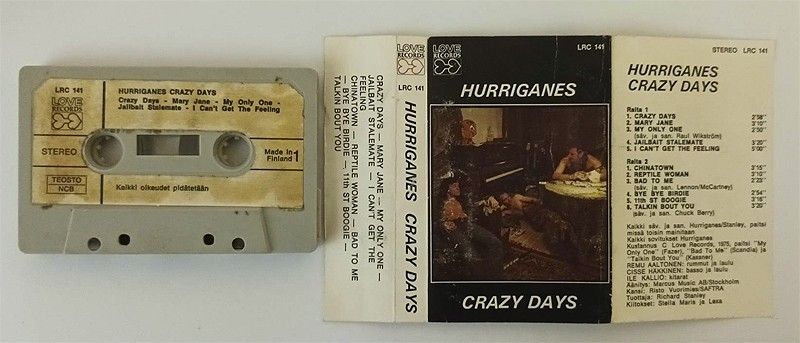 Hurriganes Crazy Days C-kasetti
