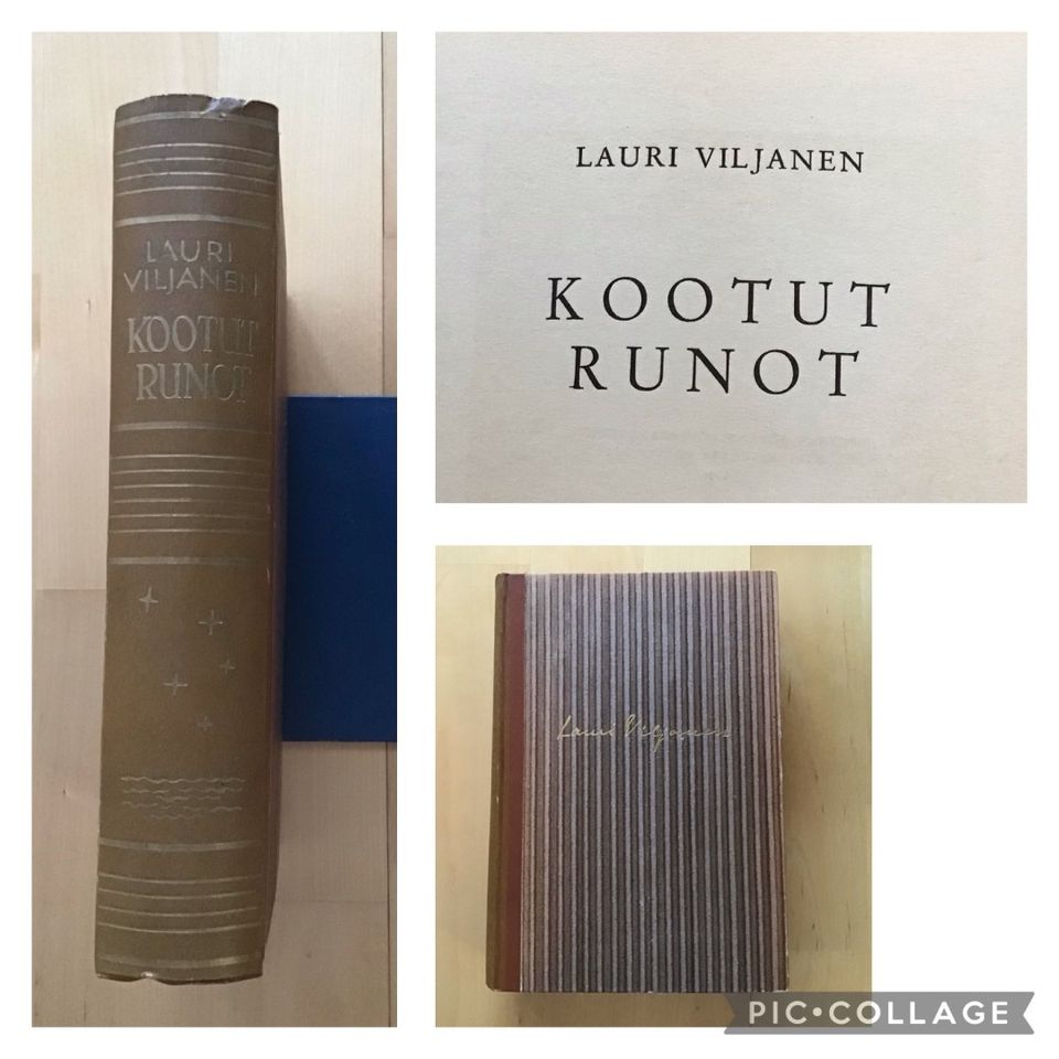 Lauri Viljanen : Kootut runot ( 1946 ) 1.painos