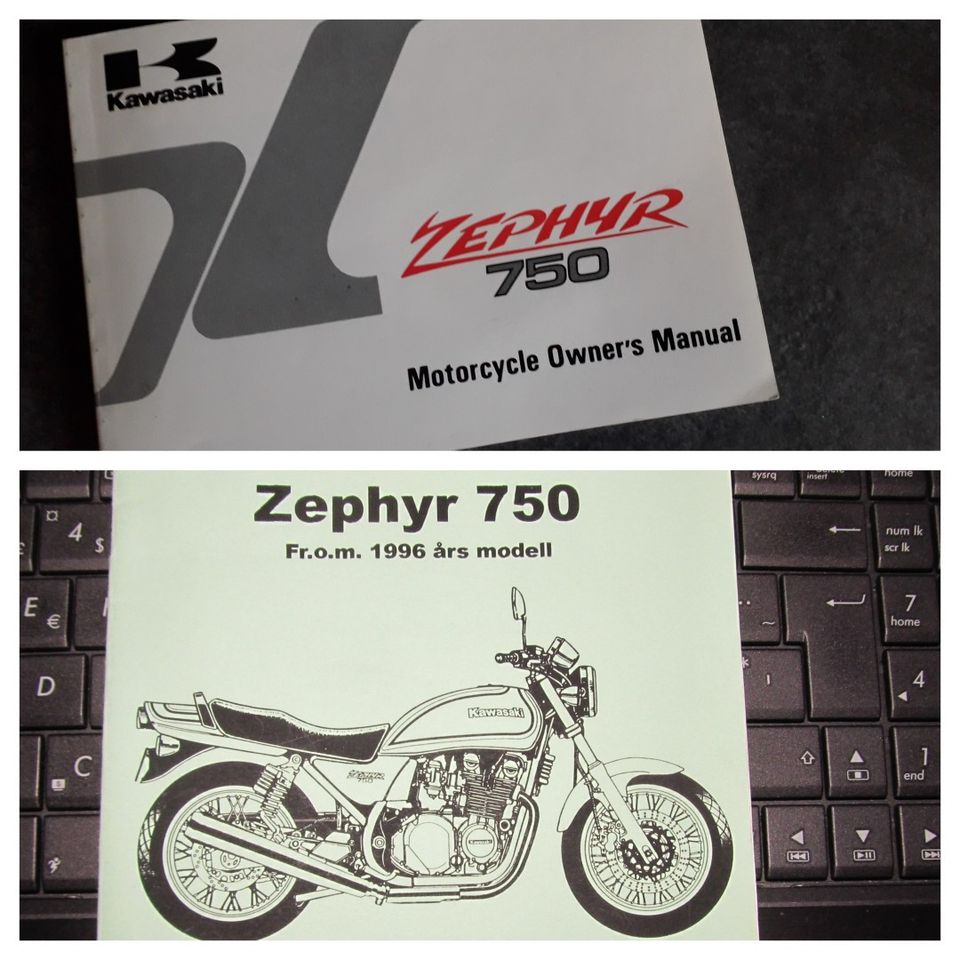Kawasaki Zephyr 750 ohjekirja
