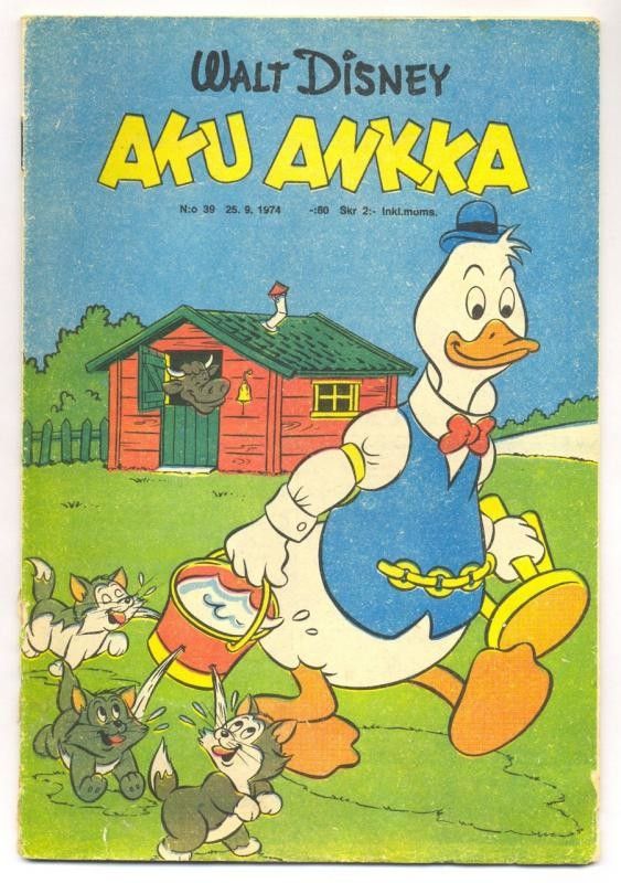Aku Ankka lehdet 1970- ja 1980-luvulta