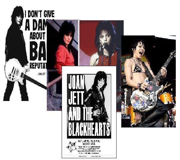 JOAN JETT - julistesetti 5kpl x A4 koko