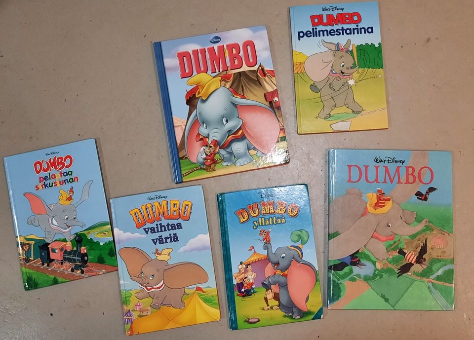 Dumbo -kirjoja 6 kpl