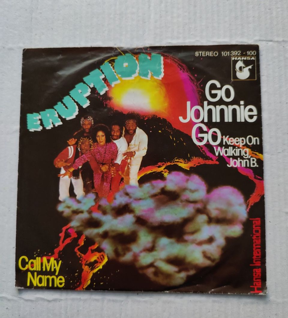 Vinyyli Eruption/Go Johnnie Go 7"/45 rpm