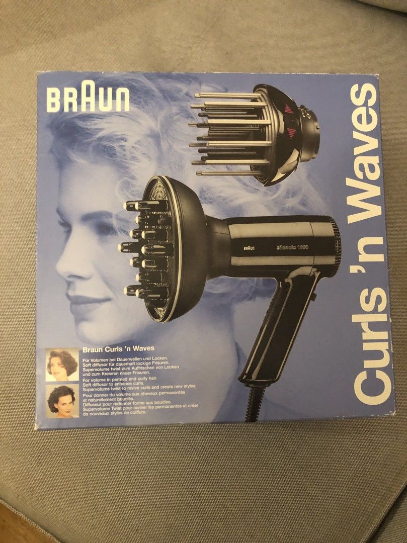 Braun Curls n' waves hiustenkuivain