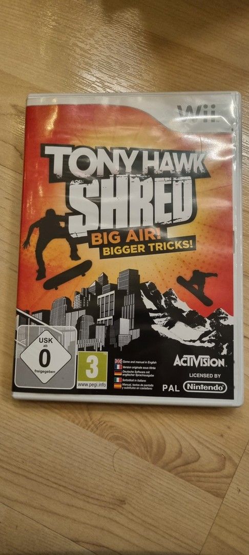 Wii Tony Hawk shred