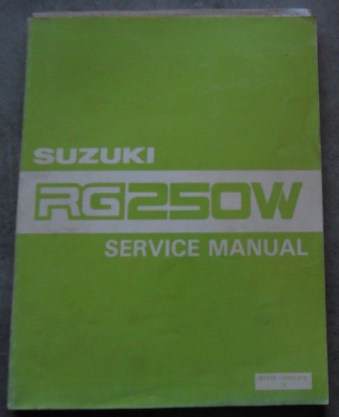 Suzuki RG250W Service Manual