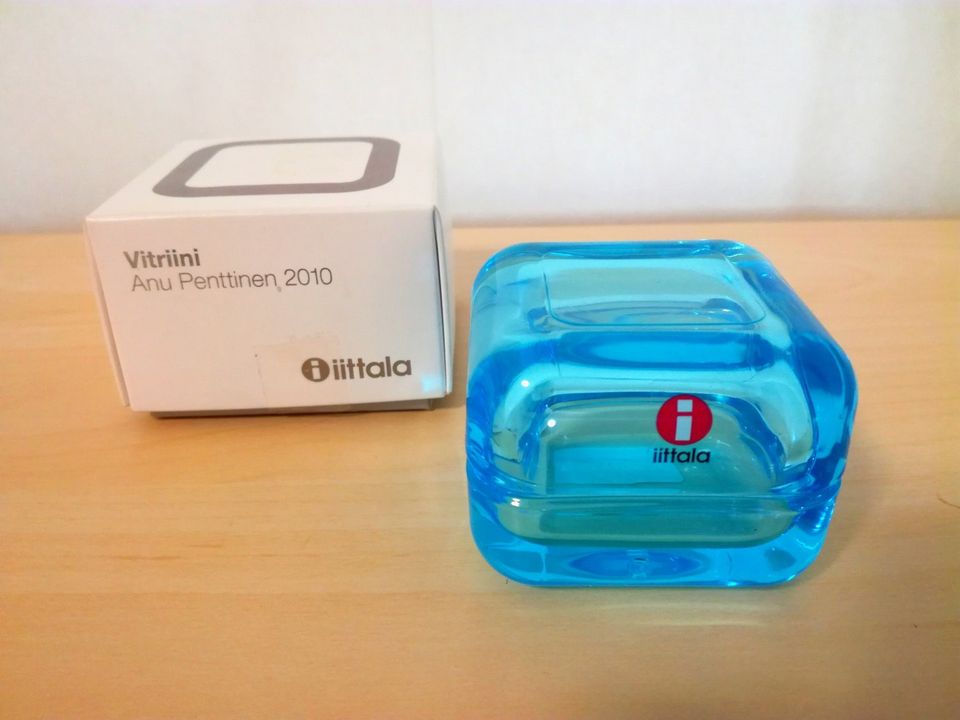 Iittala vitriini vaaleansininen 60x60mm