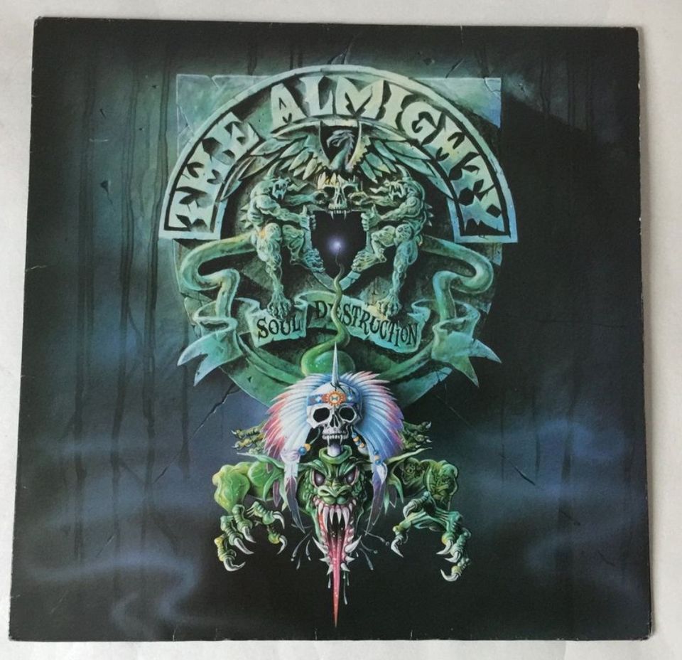 THE ALMIGHTY soul destruction LP 9e. Hard Rock, Heavy Metal