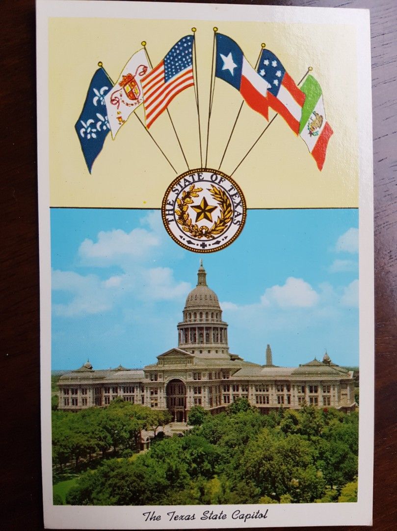 Texas 70-luvun postikortti