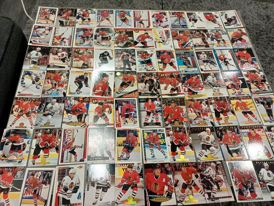 Jääkiekkokortteja NHL Chicago blackhawks 320kpl