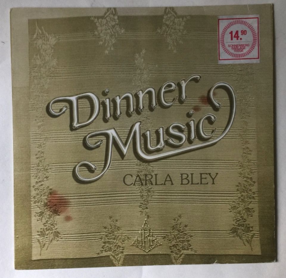 CARLA BLEY  Dinner Music LP 9€