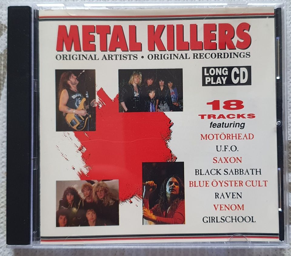 Metal Killers - 18 tracks Kokoelma - CD