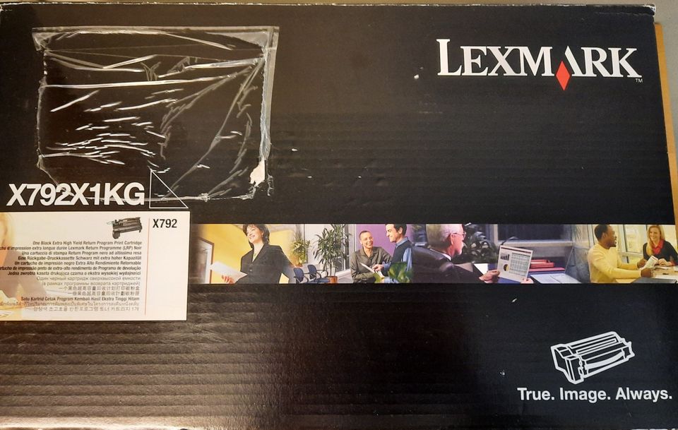 Lexmark X792X1KG musta värikasetti