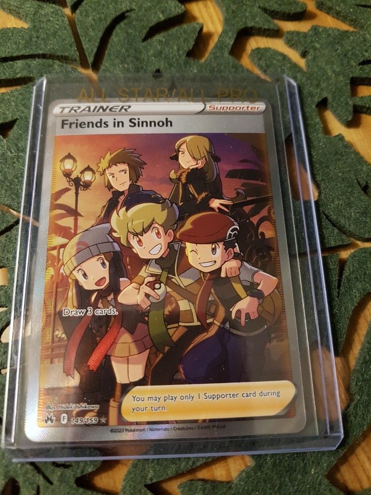 Friends in Sinnoh (Crown Zenith) Pokemon-kortti