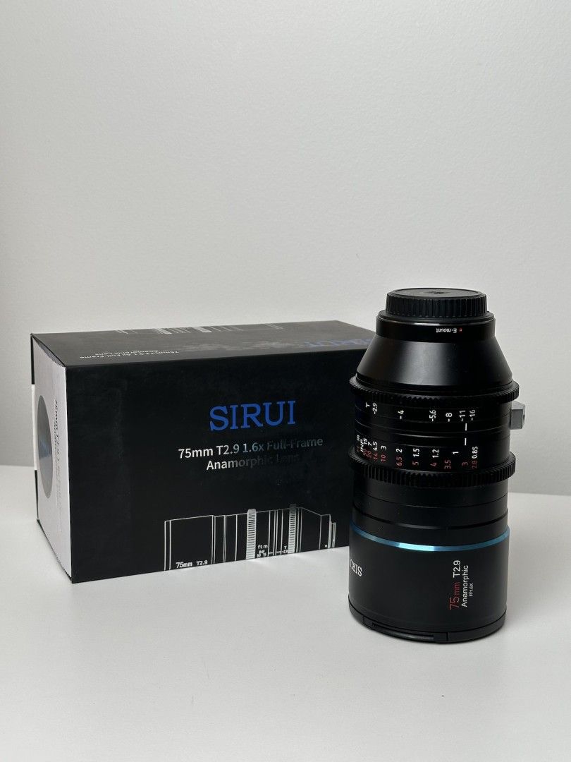 Sirui Venus 75mm T2.9 1.6x Anamorphic Sony FE