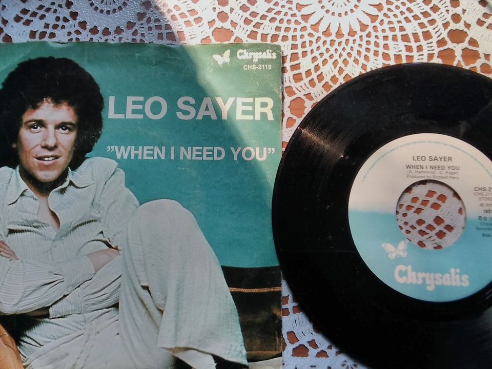 Leo Sayer 7" When I need you