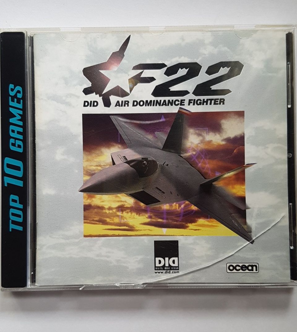 PC cd-rom peli F22 Air Dominance Fighter