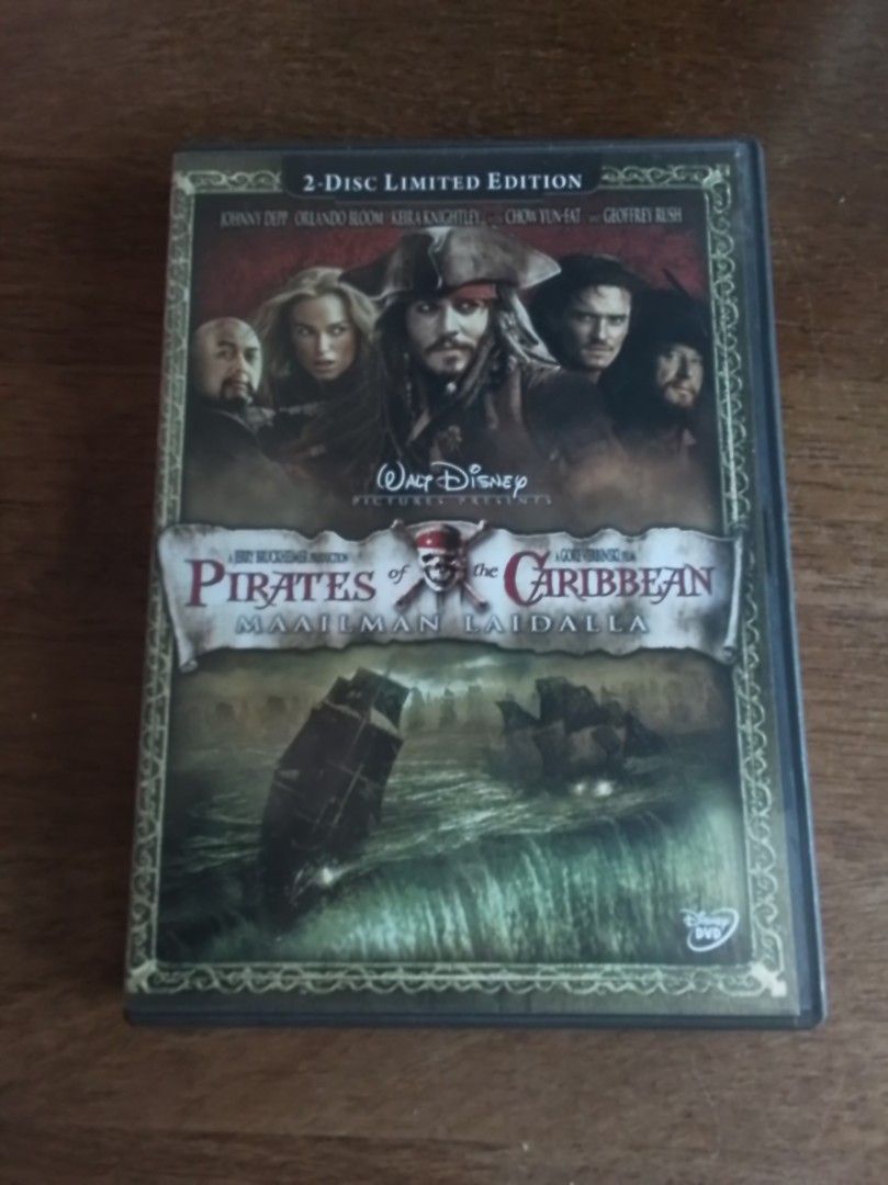 Pirates of the caribbean dvd