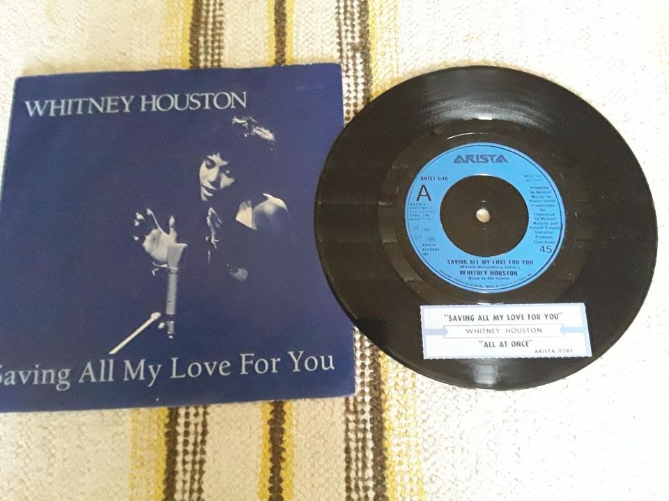 Whitney Houston 7" Saving all my love for you