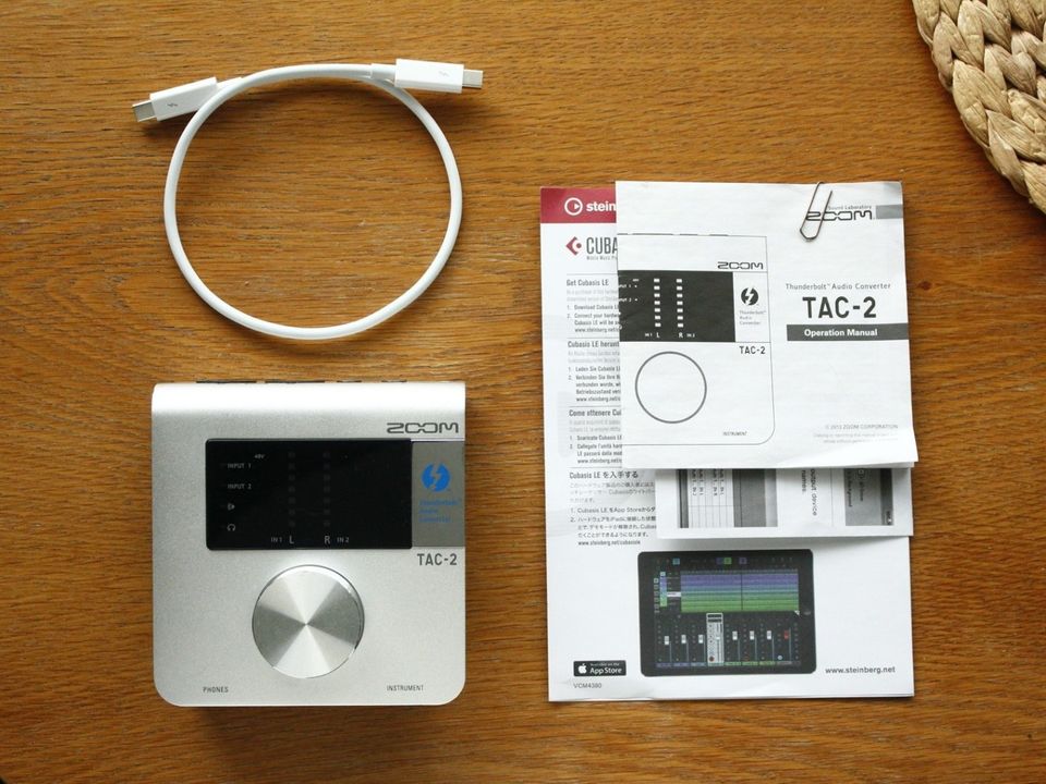 Zoom TAC-2 Thunderbolt Audio Interface äänikortti