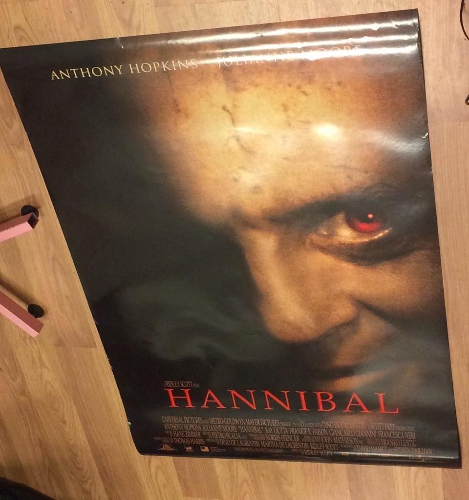 Anthony Hopkins Hannibal elokuvajuliste 70x100 cm