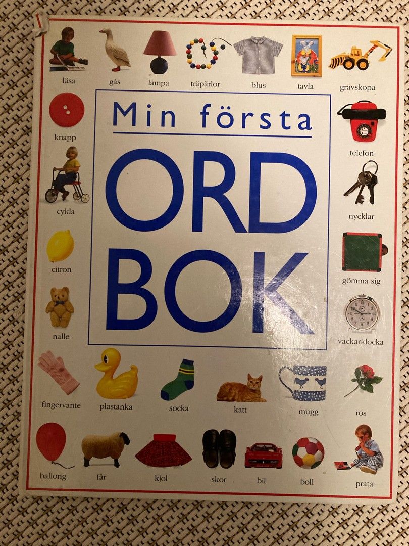Min första ord bok opettele ruotsia