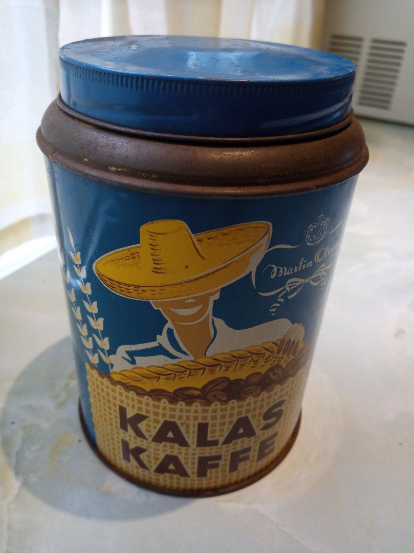 Kalas Kaffe Purkki kannella