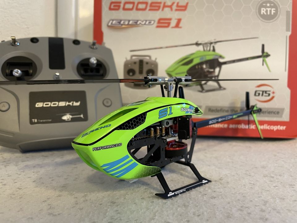 UUSI Goosky S1 RC helikopteri RTF lentovalmiina