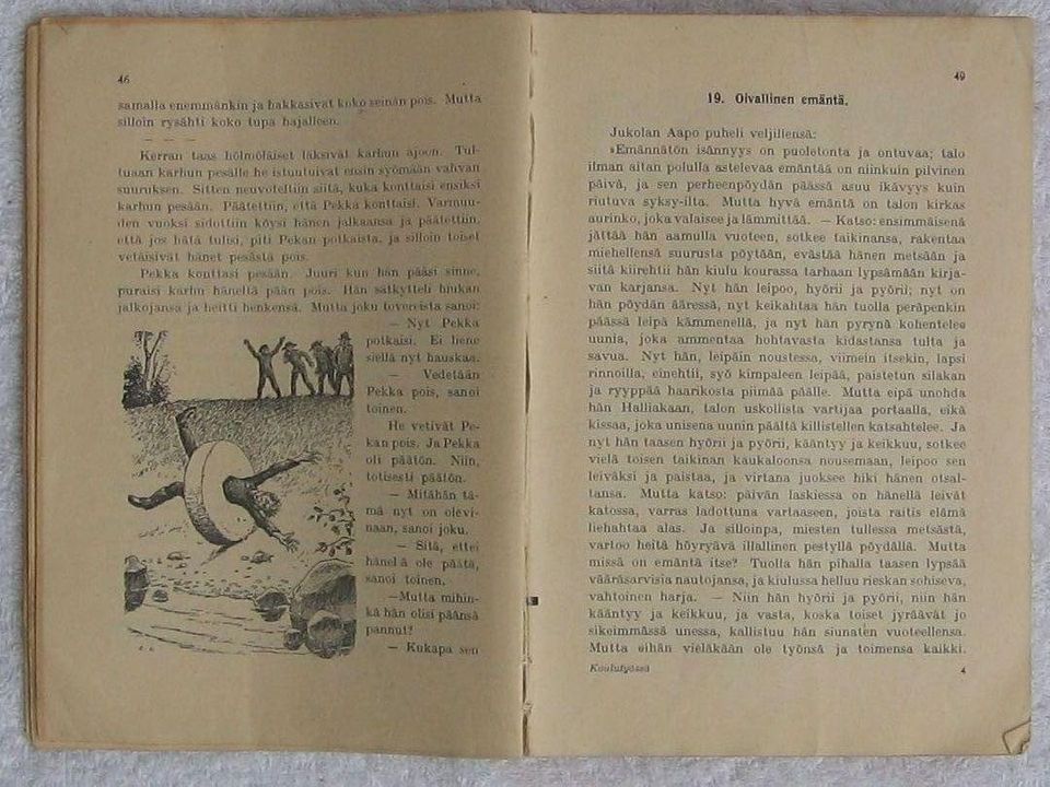 Työ ja isänmaa lukukirja v. 1941