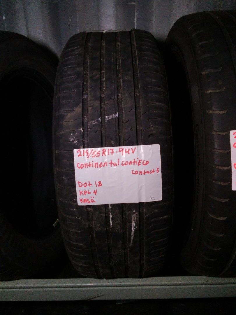 Kesärenkaat 215/55R17 Continental Conti Eco 4kpl